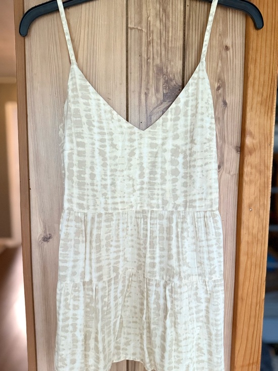 Old Navy Tops - Old Navy Cream Tie-Dye Tank Dress